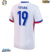 Frankrike Youssouf Fofana #19 Bortedrakt EM 2024 Kortermet